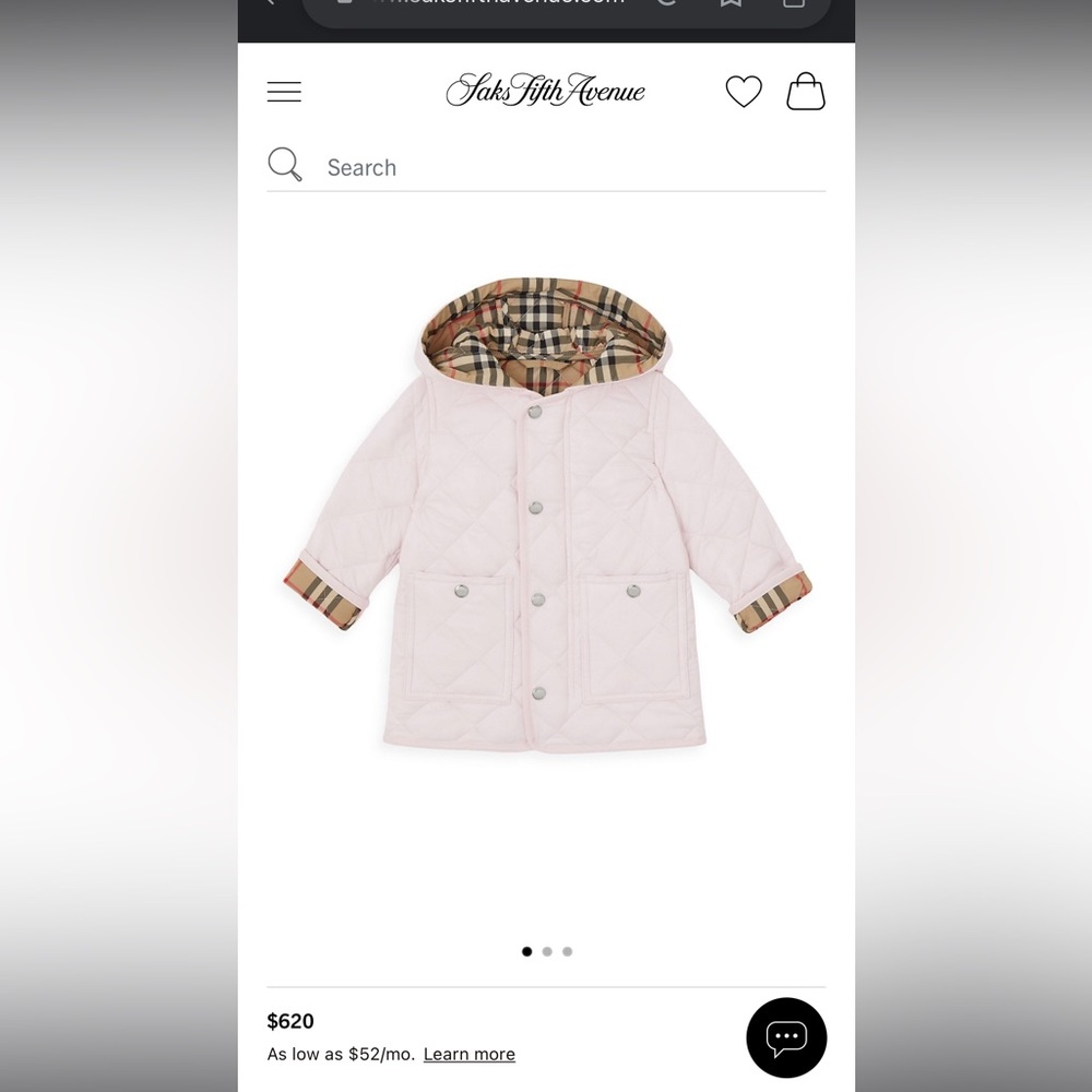 Burberry kids jacket
